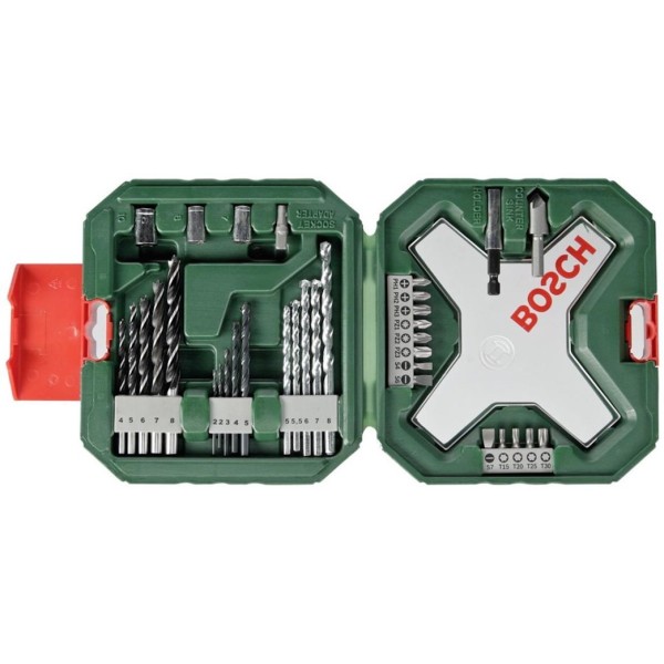 Комплект свредла и битове Bosch X-Line, 34 части